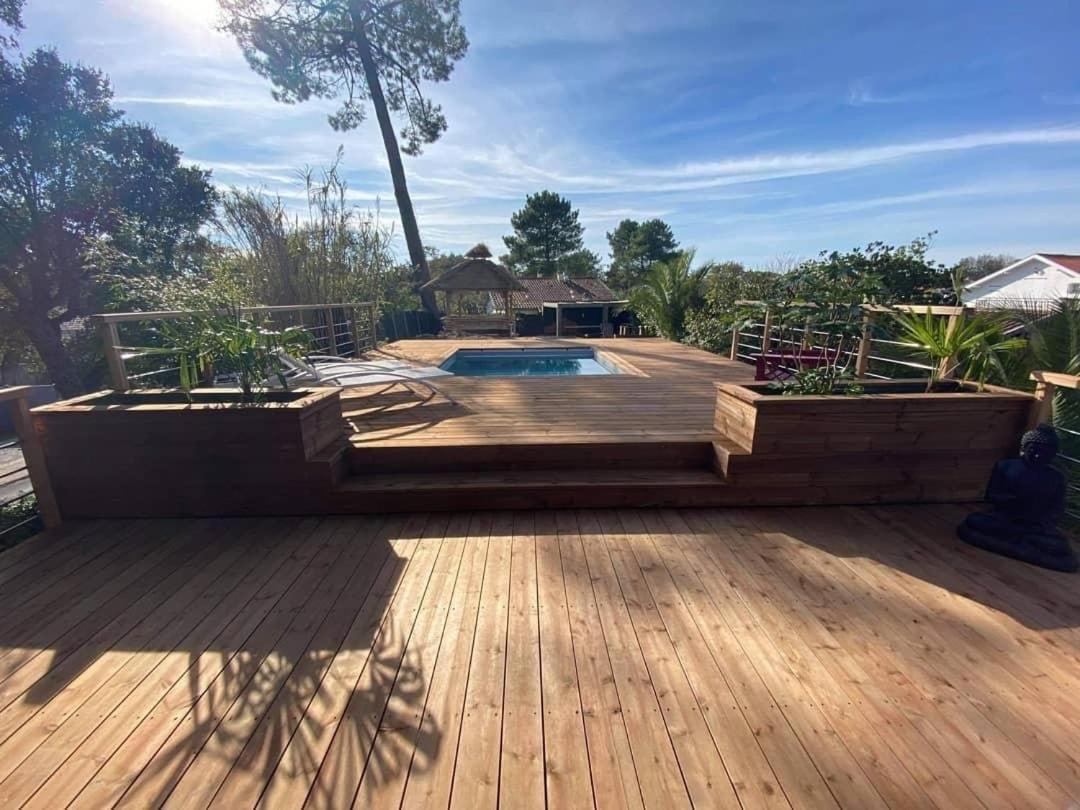 Villa Ohana Pour 8 Personnes Avec Piscine Et Cuisine D'Ete. Wifi Gratuit Capbreton Ngoại thất bức ảnh