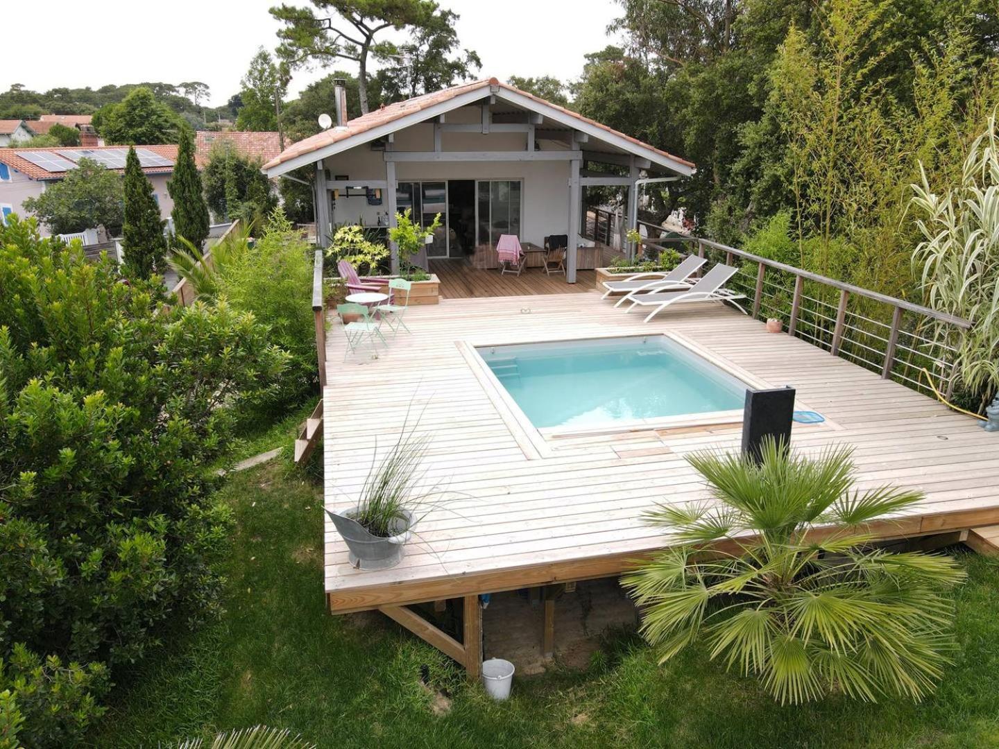 Villa Ohana Pour 8 Personnes Avec Piscine Et Cuisine D'Ete. Wifi Gratuit Capbreton Ngoại thất bức ảnh